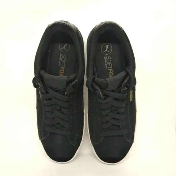 Puma Vikky Platform Fashion Sneakers Shoes Women's Size 7.5 Black Puma Classic P - Picture 5 of 8